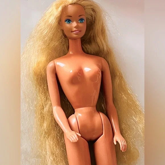 Vintage Barbie Ken Dolls With Long Hair Blonde Hair Surfer Ken